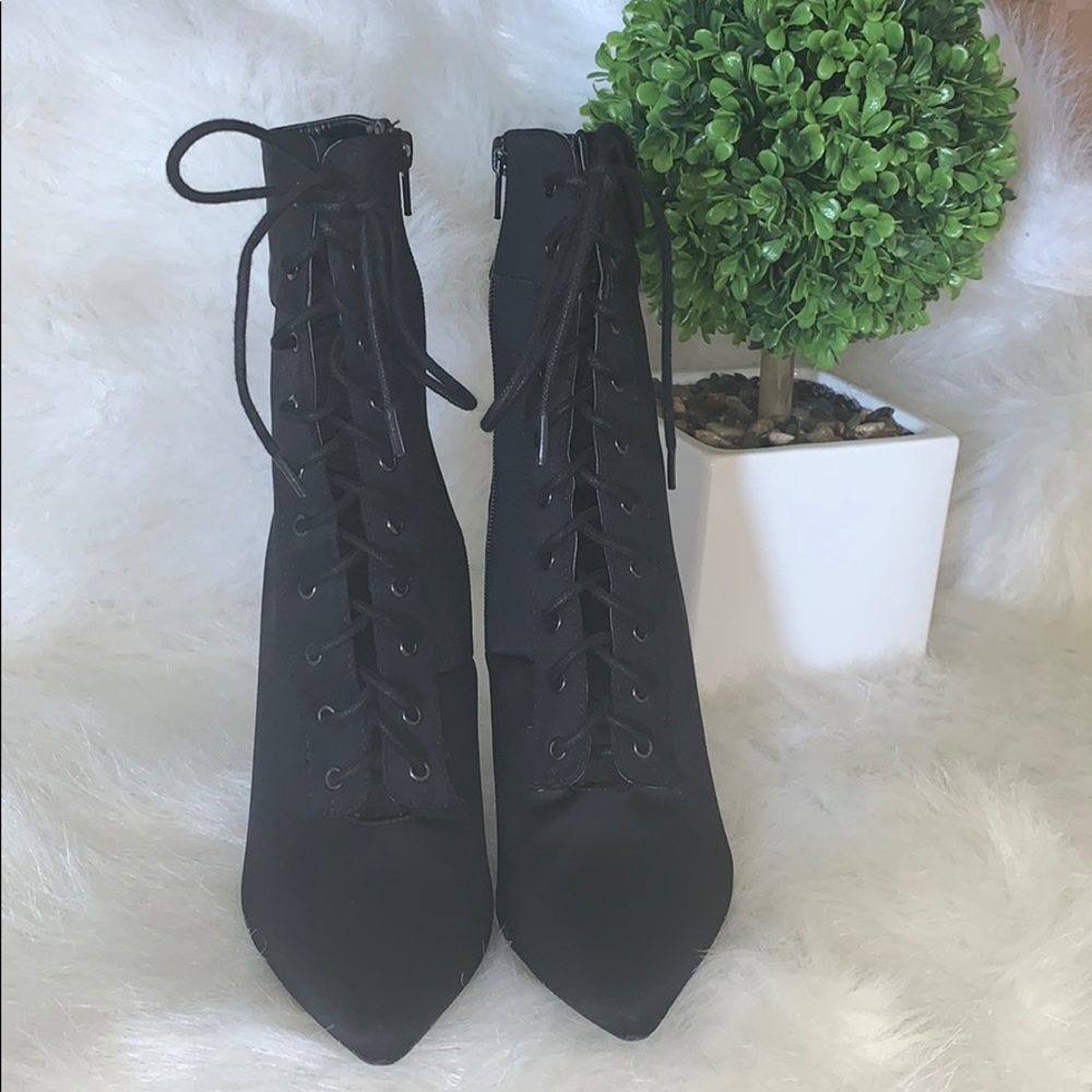 Laced Up Boot Heel